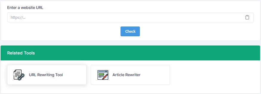 Backlink Checker